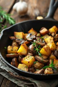 Картофель с грибами
