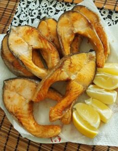Стейк трески 