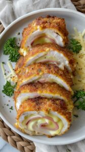 Куринное филе с ветчиной и сыром